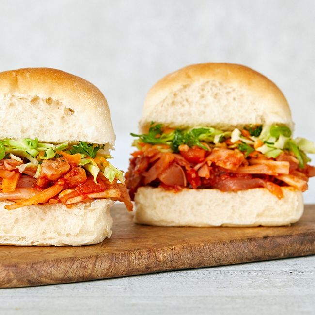 Pulled Jackfruit Sliders