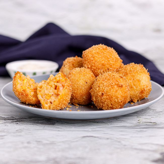 Pumpkin & Spiced Cheese Arancini Balls