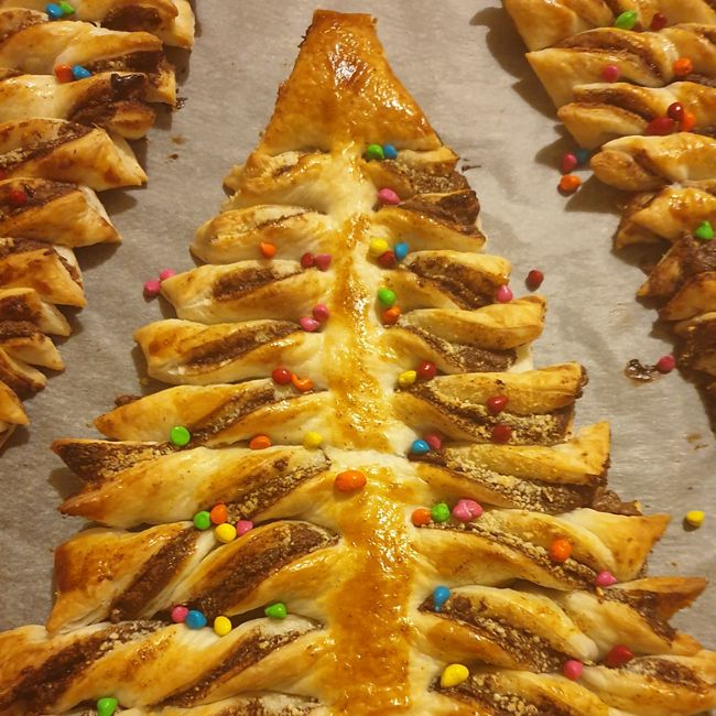 Christmas Tree Pastry