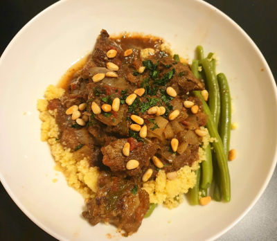 Slow Cooked Moroccan Beef with Herbs