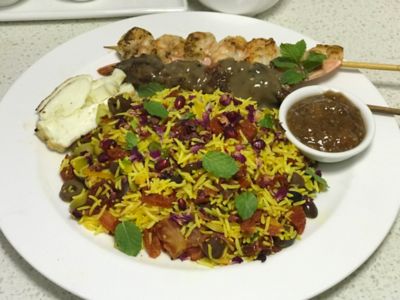 Date ,honey ,fig and sumac dipping sauce