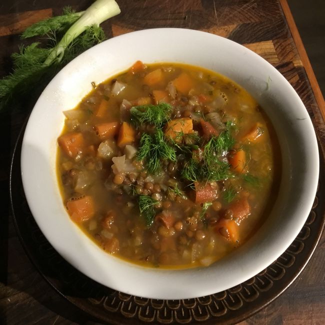 Lentil and Fennel Soup