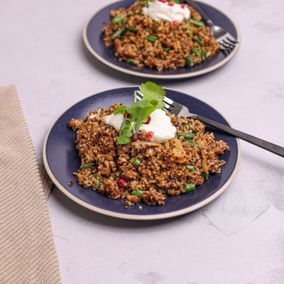 Quinoa & Beef Hash