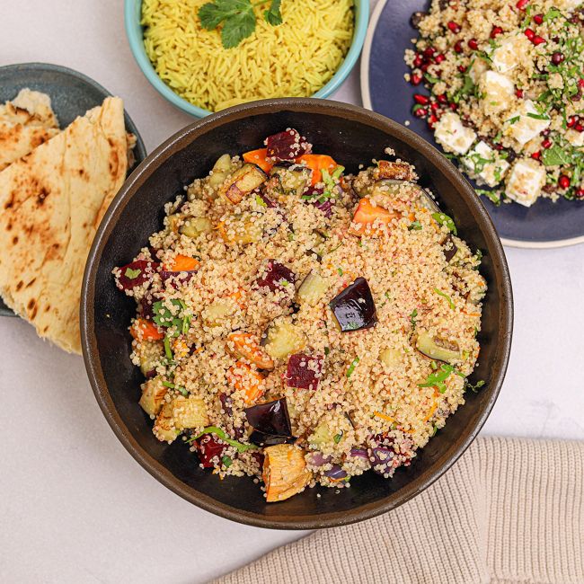 Rainbow Roasted Vegetable & Quinoa Salad
