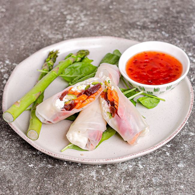 Rainbow Spring Rolls