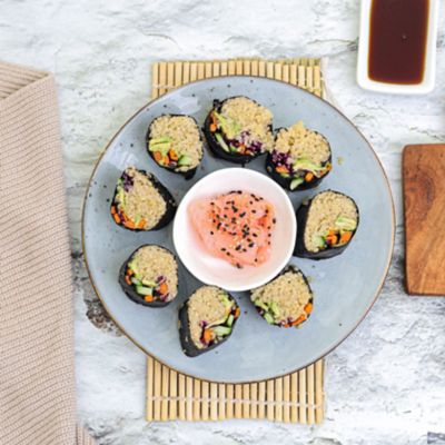 Rainbow Vegetable Sushi Rolls