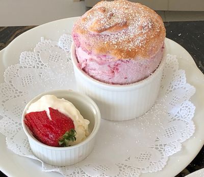 Simple Rasberry Soufflé