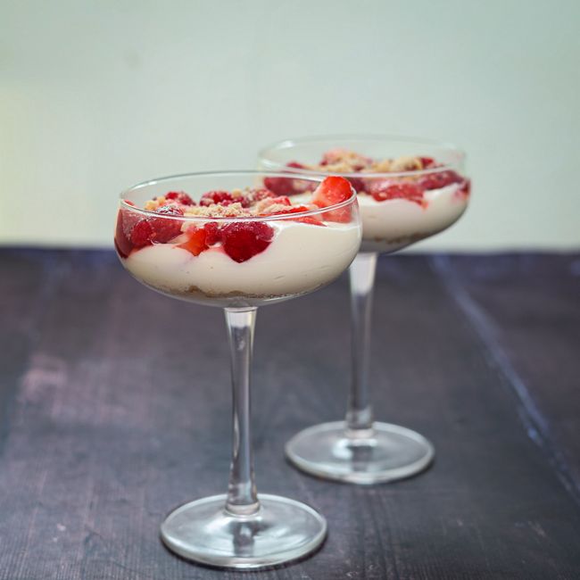 Raspberry & Strawberry Fool