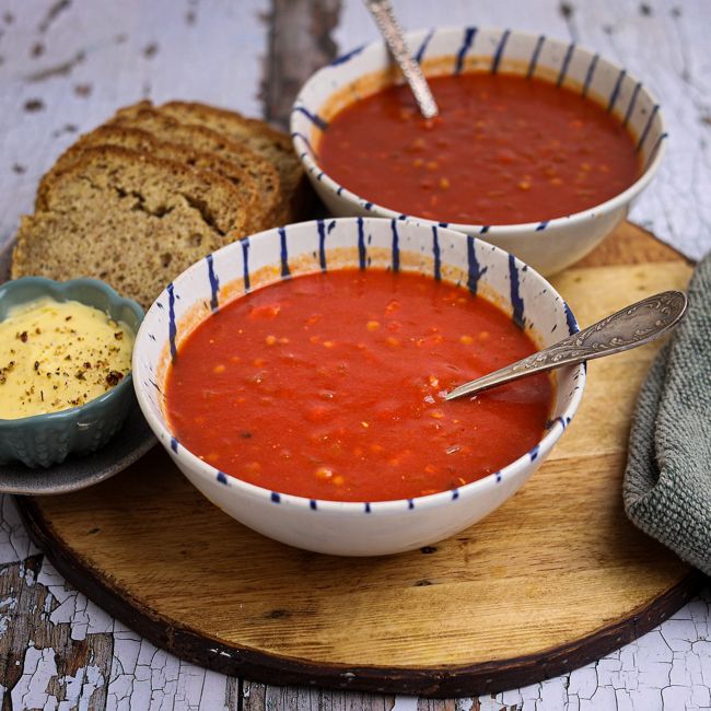Red Lentil & Chorizo Soup