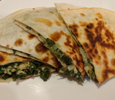Kale & Haloumi Gozleme