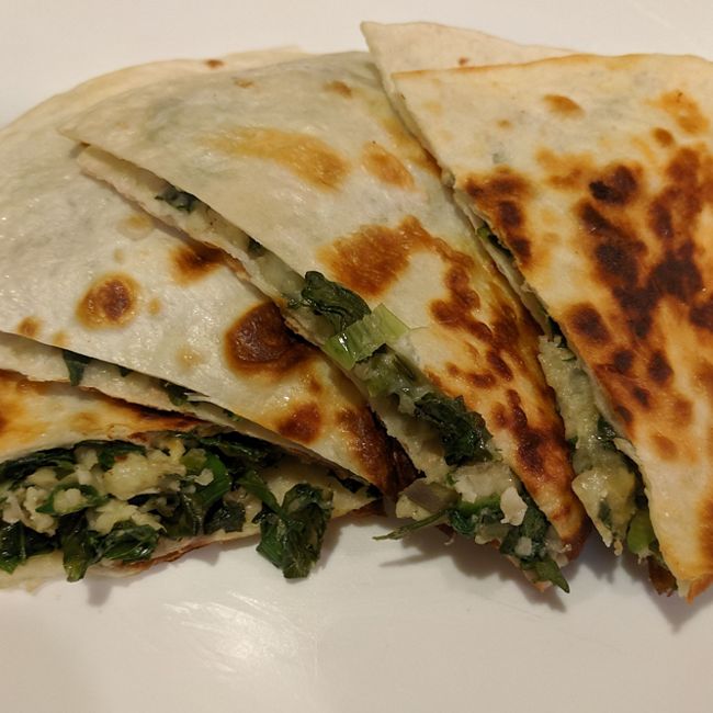 Kale & Haloumi Gozleme