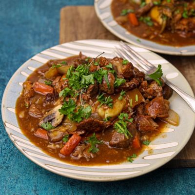 Rich Beef Shin & Wild Mushroom Stew