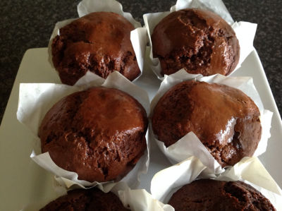 Chocolate Lindt Muffins