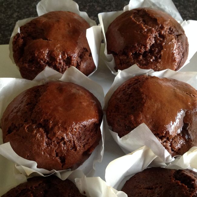 Chocolate Lindt Muffins