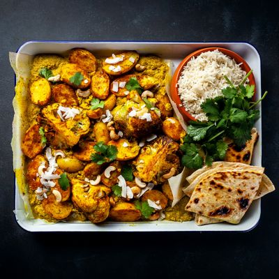 Roasted Cauliflower Curry