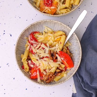 Roasted Red Capsicum Pasta