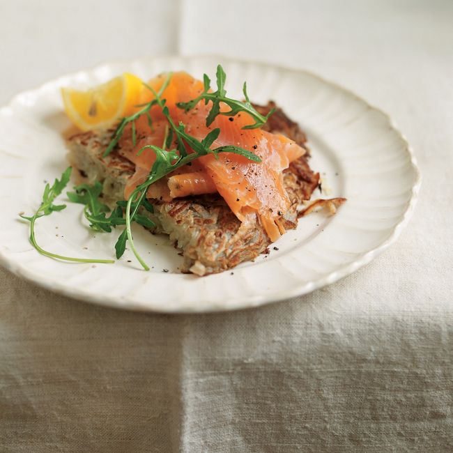 Rosti With Smoked Salmon & Rocket