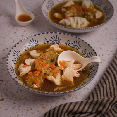 Rotisserie Chicken & Dumplings Soup