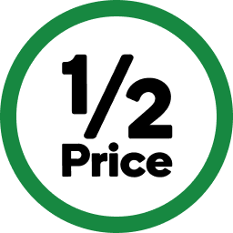 half price
