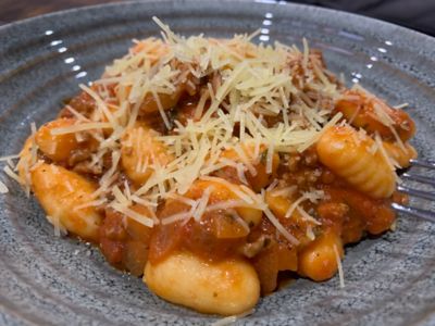 Lamb Bolognese Gnocchi