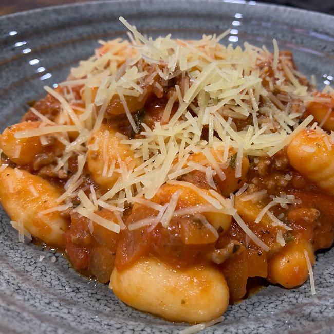 Lamb Bolognese Gnocchi