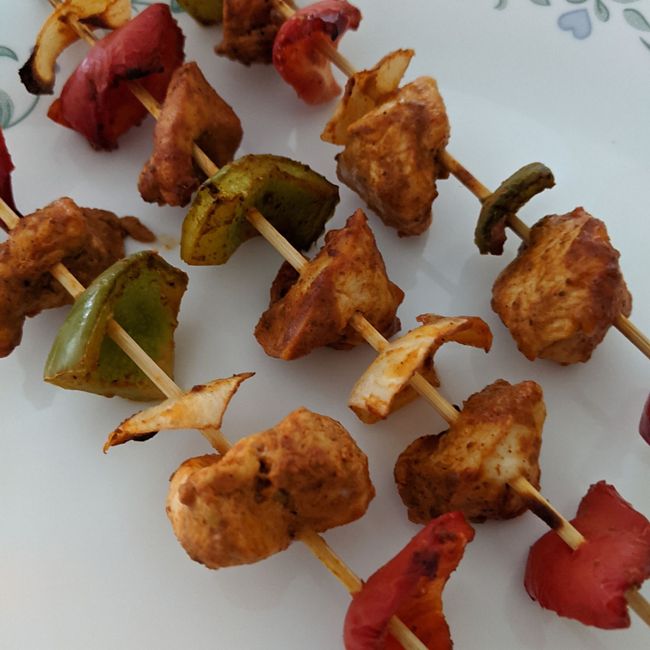 Easy Chicken Skewers