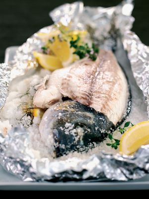 Sea Bream In A Salt Crust