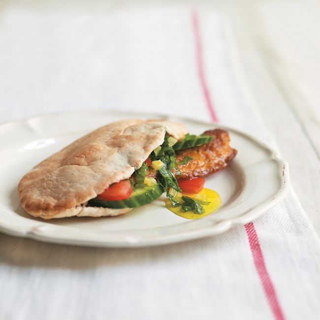 Moroccan Sardine Pitta Breads