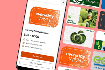 Manage your Gift Cards in the Everyday Rewards app