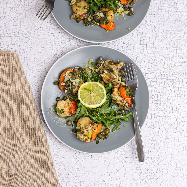 Scallop, Zucchini & Lemon Linguine