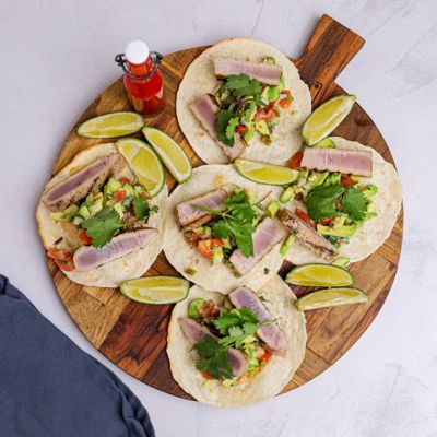 Seared Tuna Tostadas