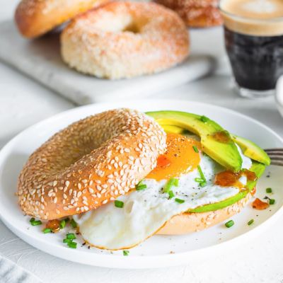 Sesame Brekkie Bagel