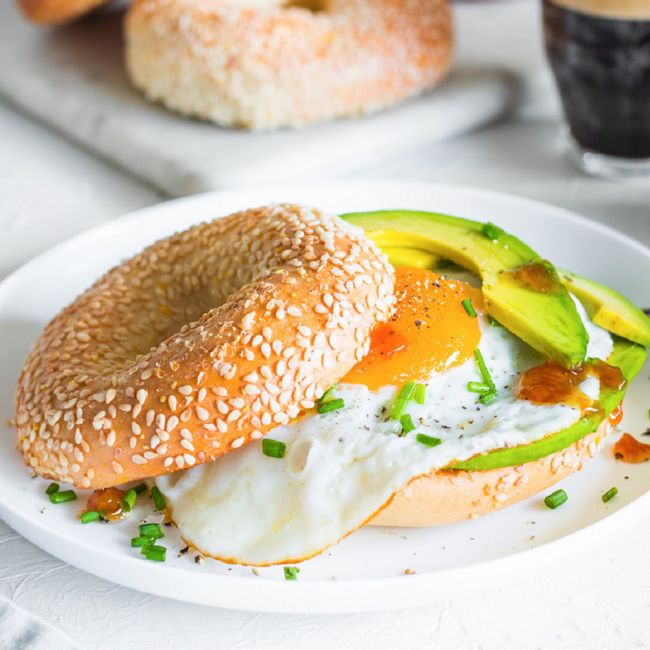 Sesame Brekkie Bagel