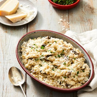 Simple Mushroom Risotto