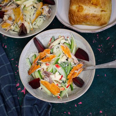 Simple Smoked Mackerel Salad