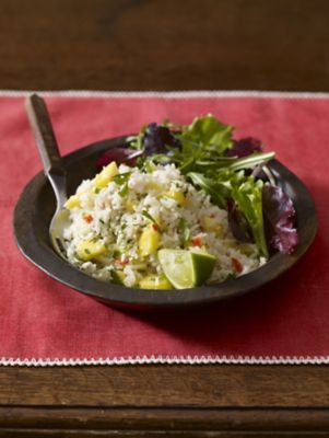 Coconut, Mango, & Lime Pilaf