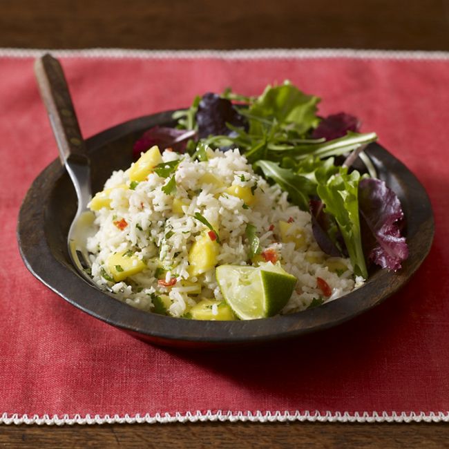 Coconut, Mango, & Lime Pilaf