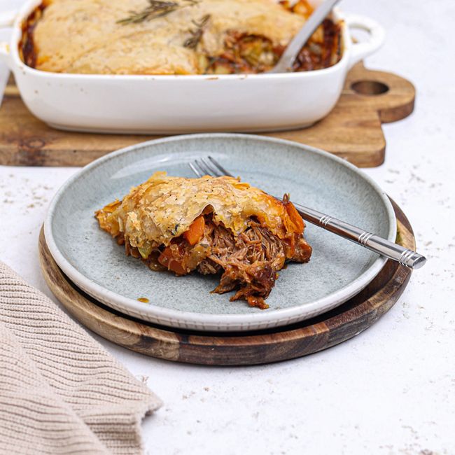 Slow Cooked Beef Pie