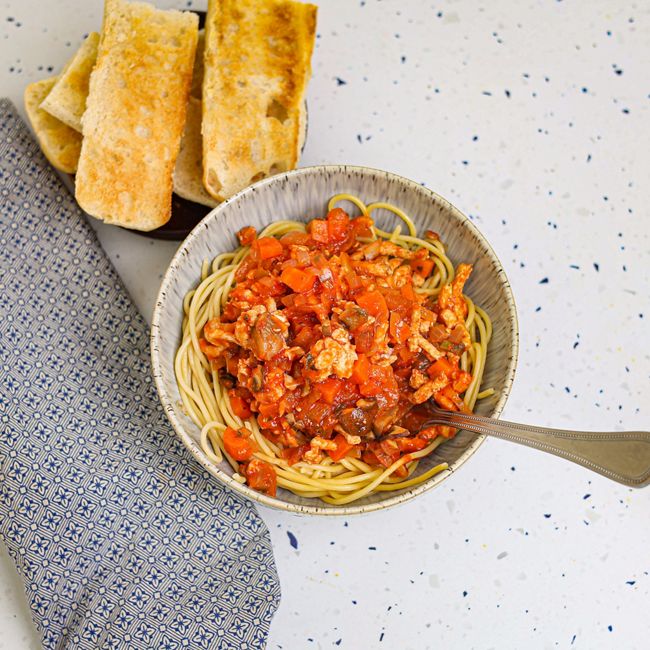 Slow Cooker Healthier Bolognese