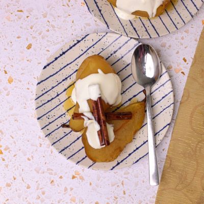 Slow Cooker Poached Pears