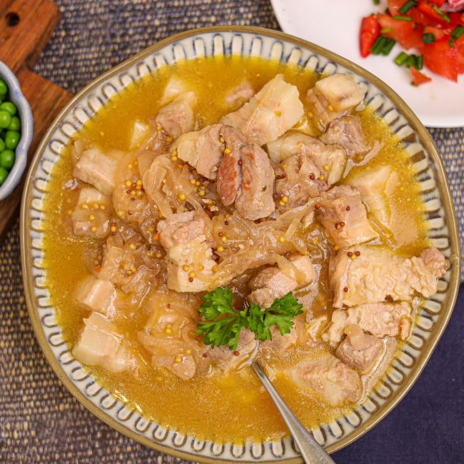 Slow Cooker Pork & Cider Casserole