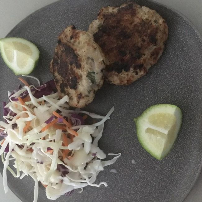 Thai Chicken Burgers