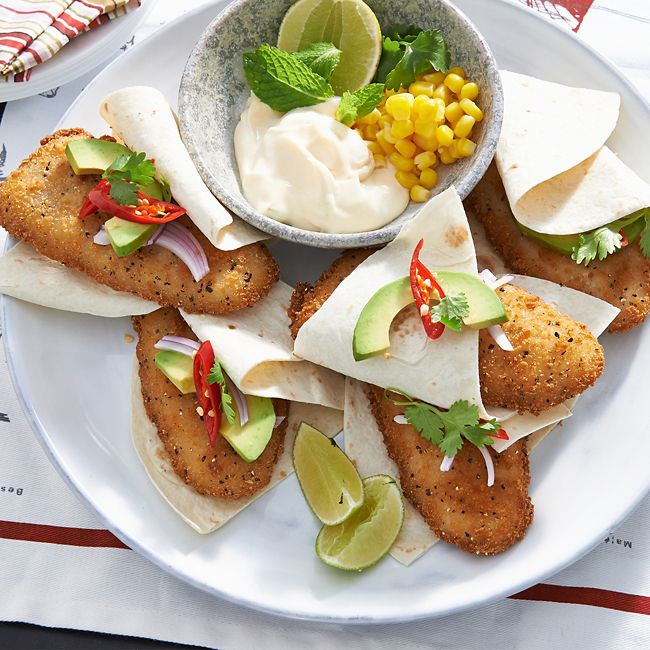 Soft Shelled Fish Tacos