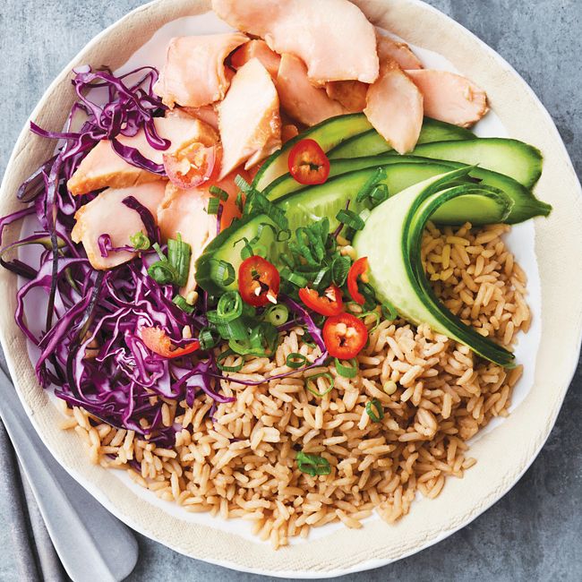 Soy & Ginger Salmon Poke Bowl