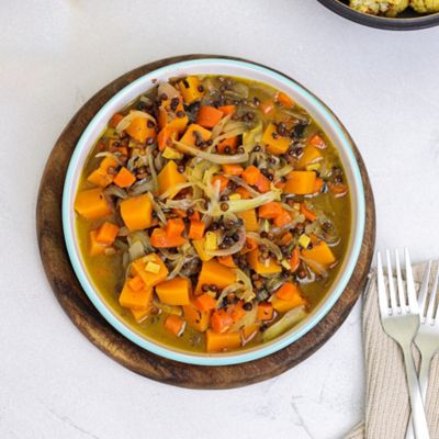 Spiced Butternut & Lentil Stew