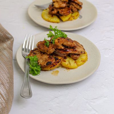 Spiced Pork Scotch Steaks