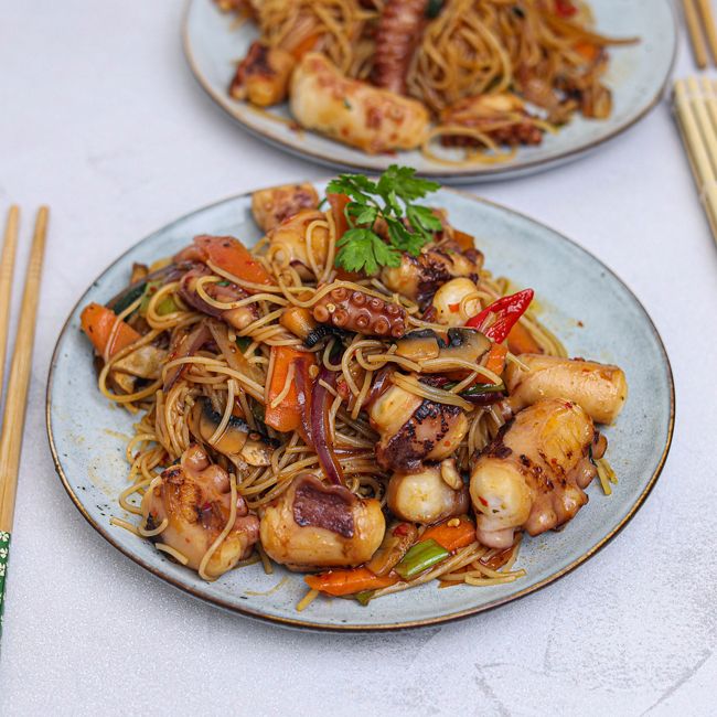 Spicy Korean-Style Octopus
