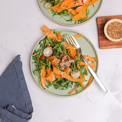 Spicy Lychee Salad with Crispy Shallots