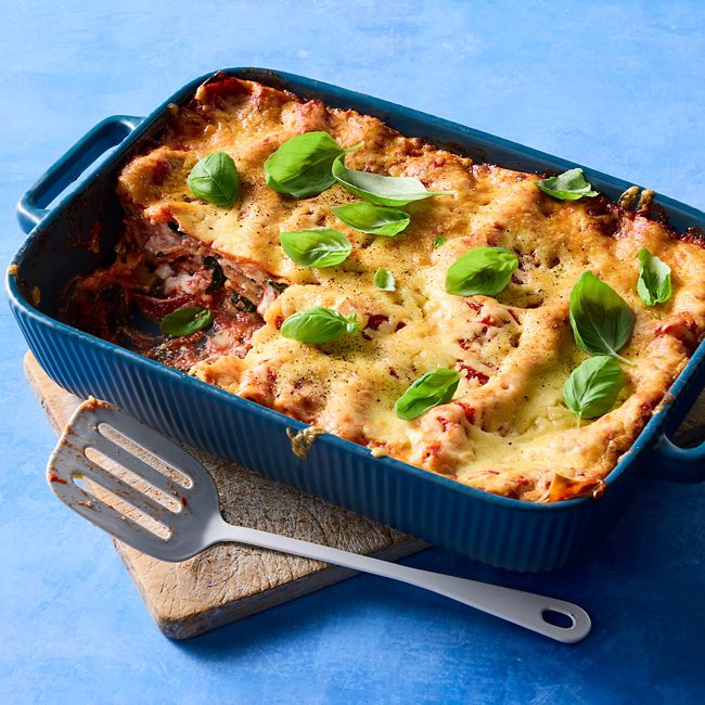 Spinach & ricotta lasagne