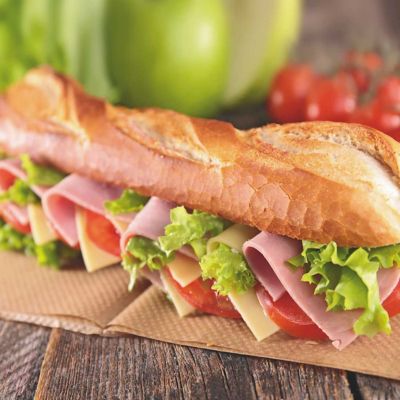 Ham & Jarlsberg Baguette With Mustard
